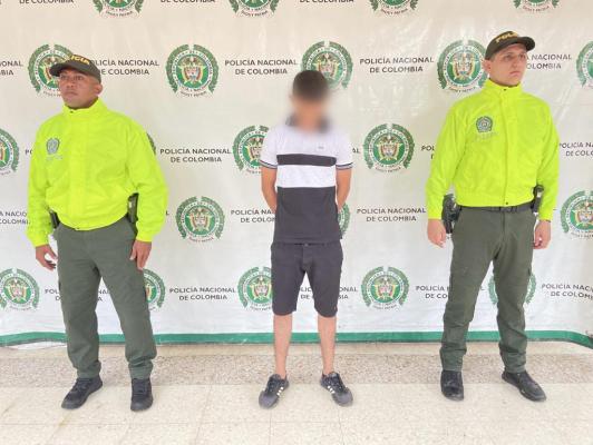 Por orden judicial, policía captura a un hombre en el barrio Tenerife