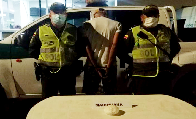 Capturado un hombre de nacionalidad extranjera por el delito de tráfico, fabricación o porte de estupefacientes