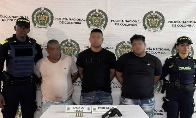 Capturadas tres personas con rev&oacute;lver en Soledad
