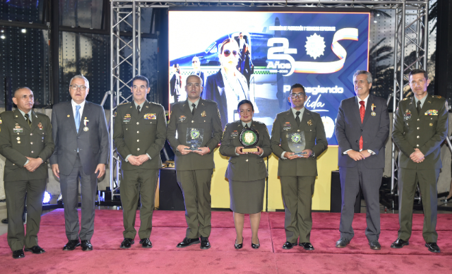 Policías destacados de la Dirección de Protección y Servicios Especiales