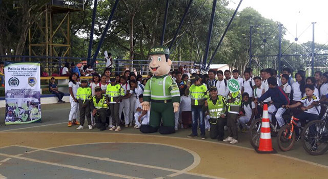 La Policía Nacional-promueve-la seguridad vial-en el departamento del Meta