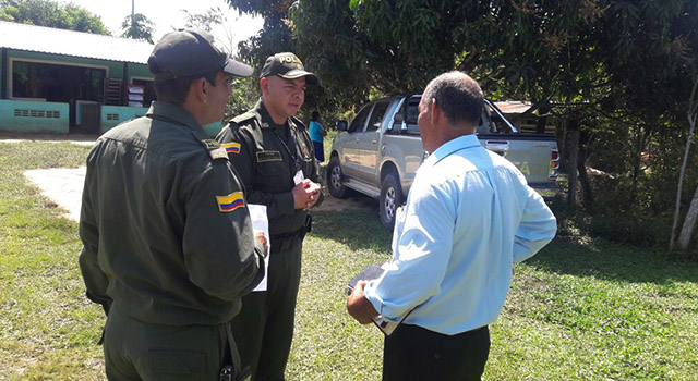 “No caiga en el jueguito de los panfletos”-policía-meta