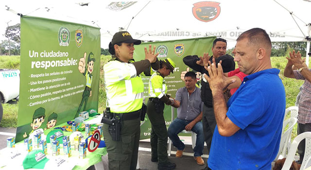 Con la implementación de "zonas de descanso"-la Policía Nacional-garantiza la seguridad vial