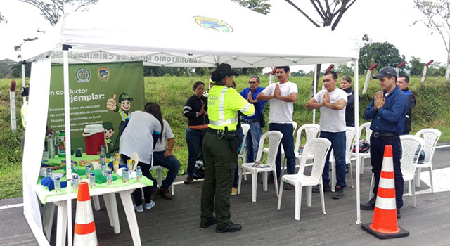 Con la implementación de "zonas de descanso"-la Policía Nacional-garantiza la seguridad vial