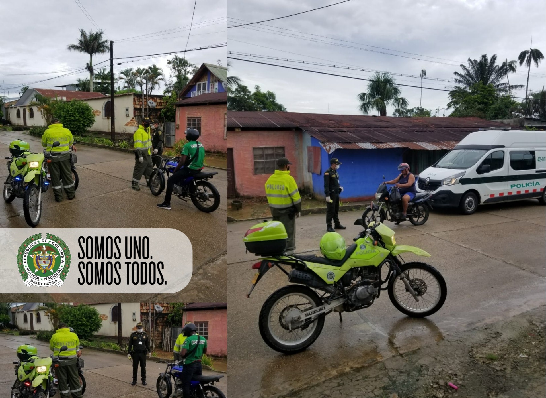 Registro y control en las Vías  del sector fronterizo