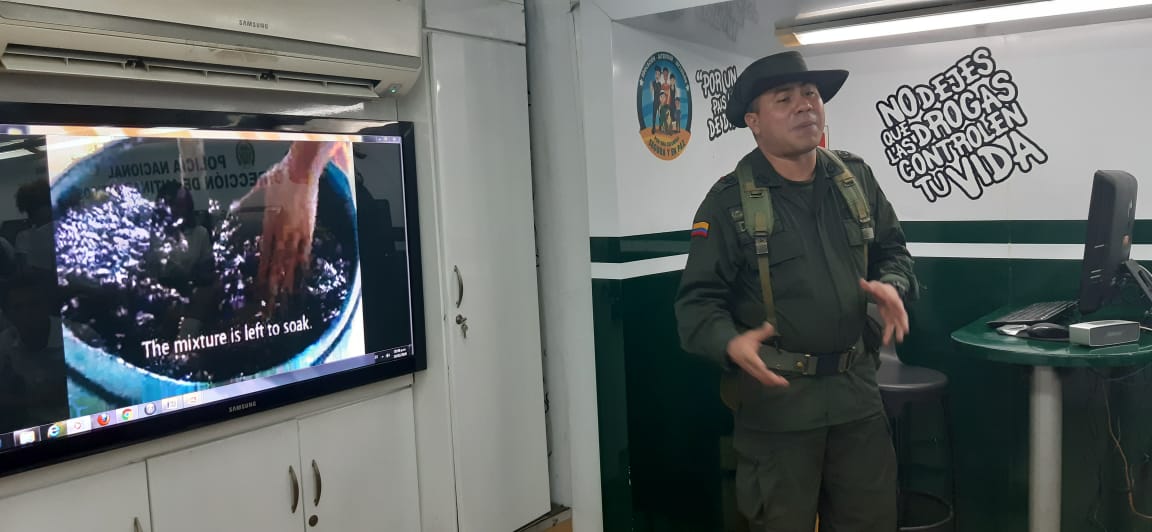 Actividades preventivas en los colegios de Magangué 