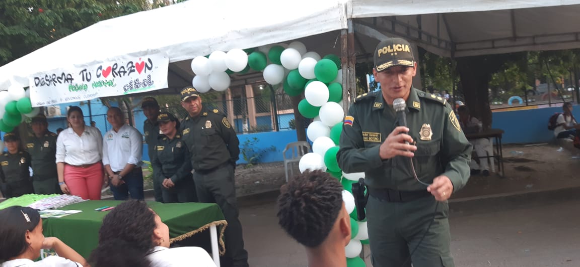 Actividades preventivas en los colegios de Magangué 