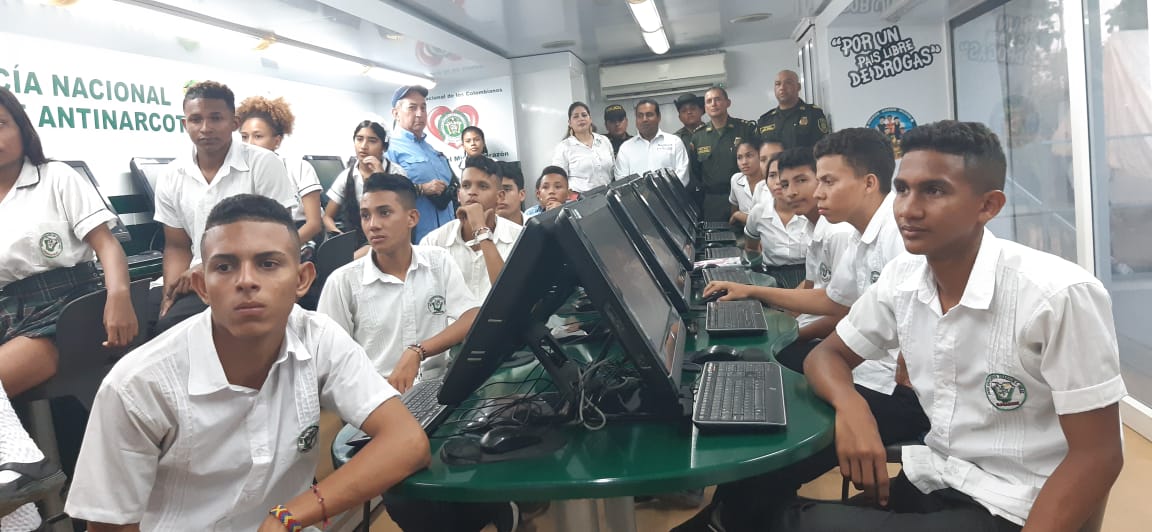 Actividades preventivas en los colegios de Magangué 