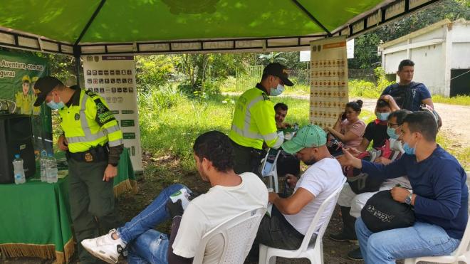 Listo el dispositivo de la seccional de tránsito y transporte en Santander 