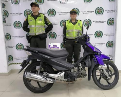 recuperación de motocicleta