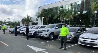 Recuperan 8 vehiculos hurtados 