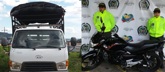 Se logró la recuperación de dos vehículos automotores, tres celulares y dinero en efectivo.