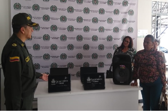 Recuperamos computadores portátiles que habían sido hurtados