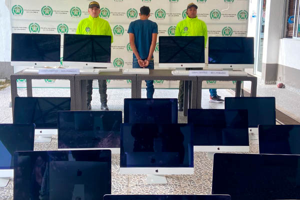 Los equipos avaluados aproximadamente en 250 millones fueron recuperados