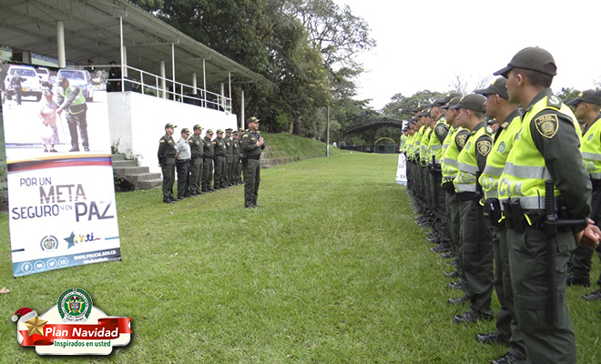 Con-90-uniformados-la Policía Nacional-refuerza-la seguridad-y-convivencia-en-el Meta