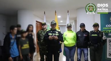 Rescate de un menor de edad