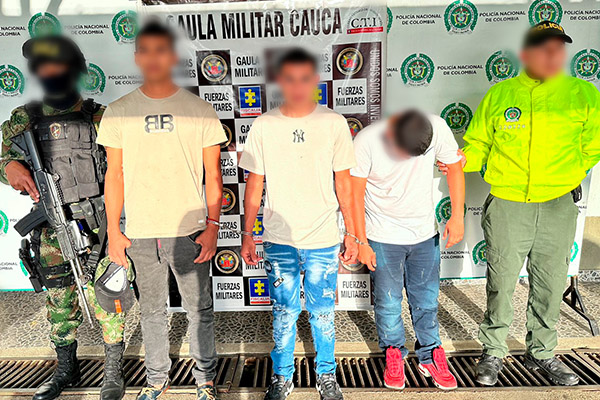 Medida de aseguramiento para tres hombres por su presunta responsabilidad en un hurto