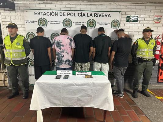 Capturados por hurto 