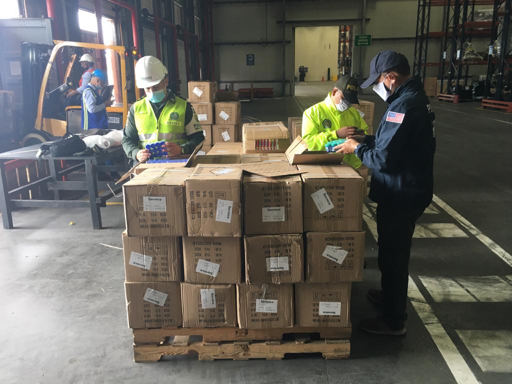 Rueda de prensa Cartagena Contrabando Cartagena DIAN