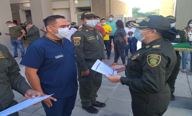 Mediante la implementación de la semana del estímulo policial, 35 uniformados de Policía Tolima fueron exaltados 