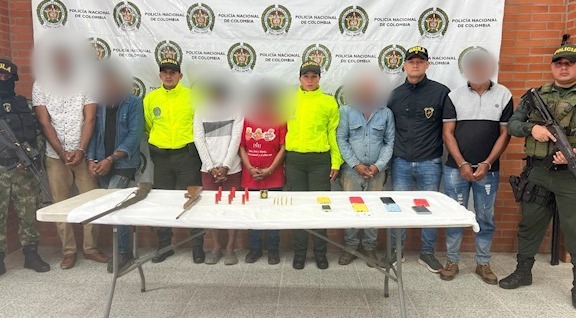 Siete presuntos integrantes de un grupo al margen de la Ley fueron capturados en el Meta 