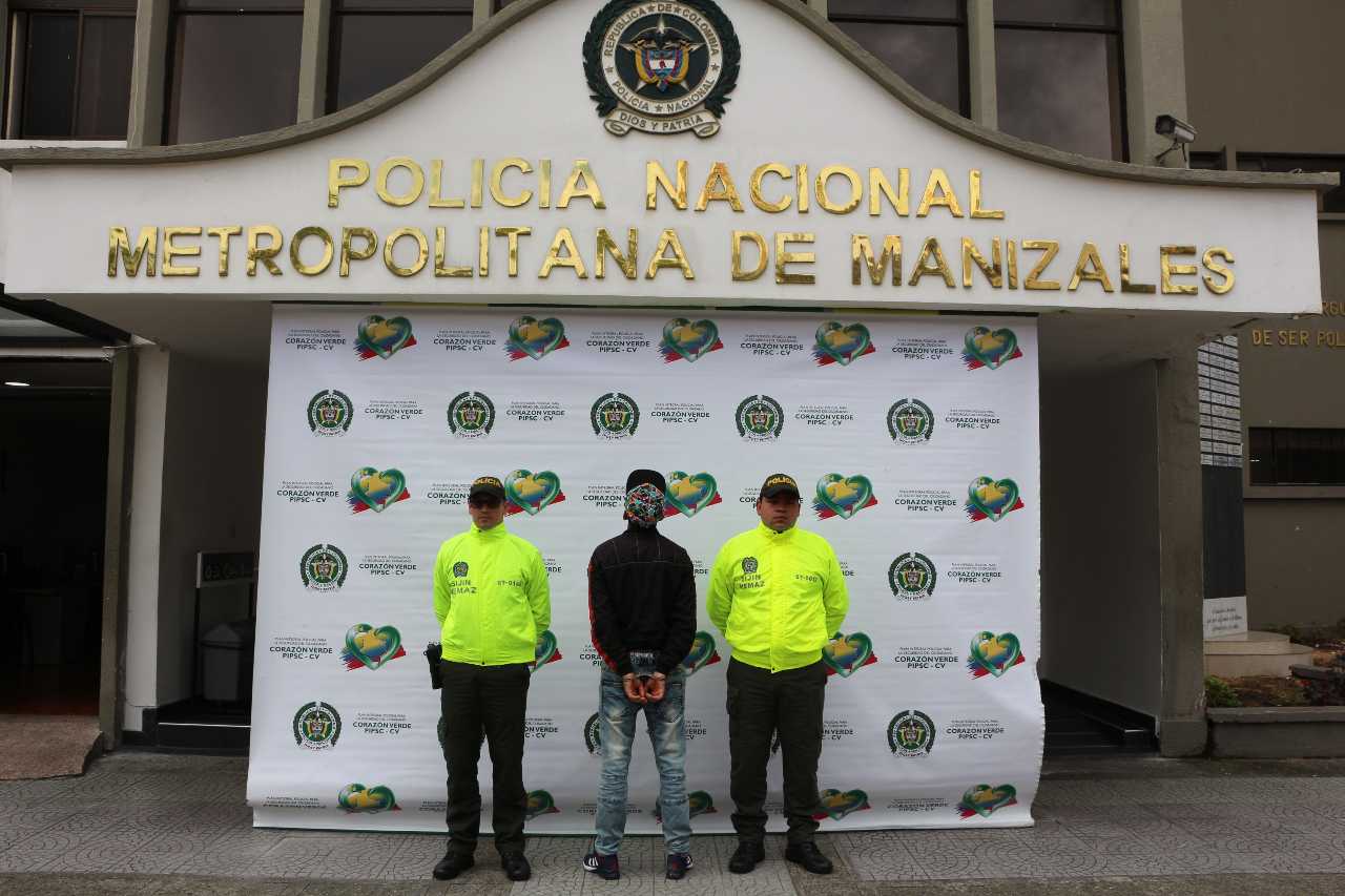 Sijin captura en Manizales un hombre con más de 10 denuncias hurto a celular