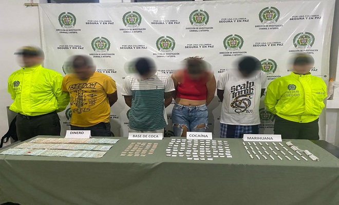 SIJIN de Córdoba, Mediante diligencia de allanamiento logro la incautación de estupefacientes