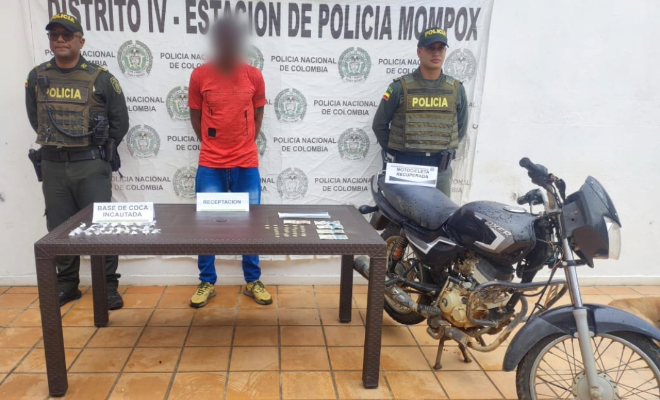 Sujeto capturado por el delito de receptación y porte y tráfico de estupefacientes (1)