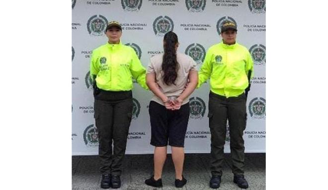 Tefa es capturada en Manizales por el delito de hurto