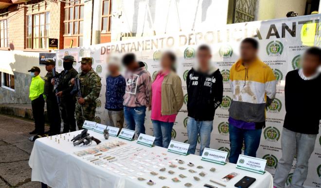 Capturados por expendio de estupefacientes