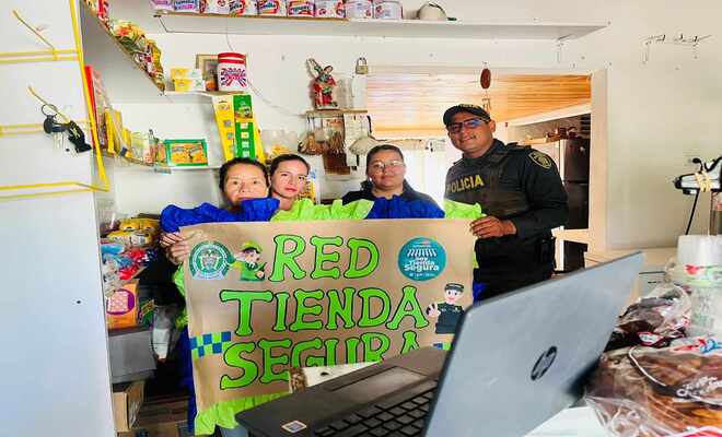 Policía Tolima pone en marcha la iniciativa institucional denominada Red de tiendas seguras