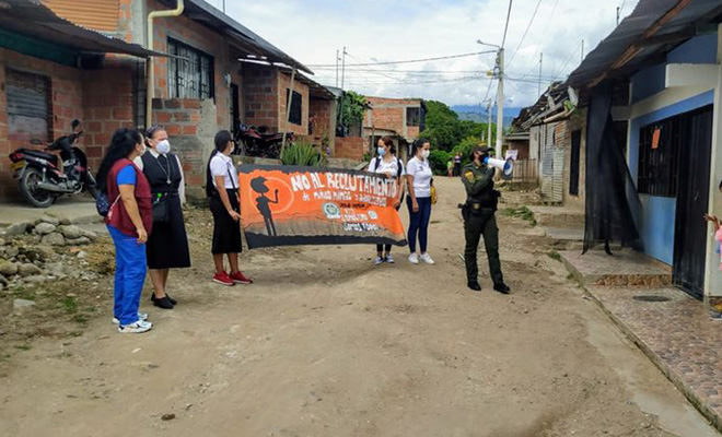 Todos contra el reclutamiento infantil de niños, niñas y adolescentes