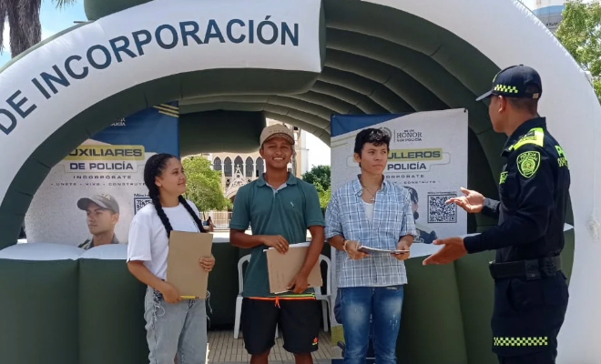 Trabajo de incorporación para la Policía Nacional