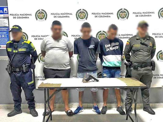 En su poder una pistola calibre 9 milímetros marca Jericó.