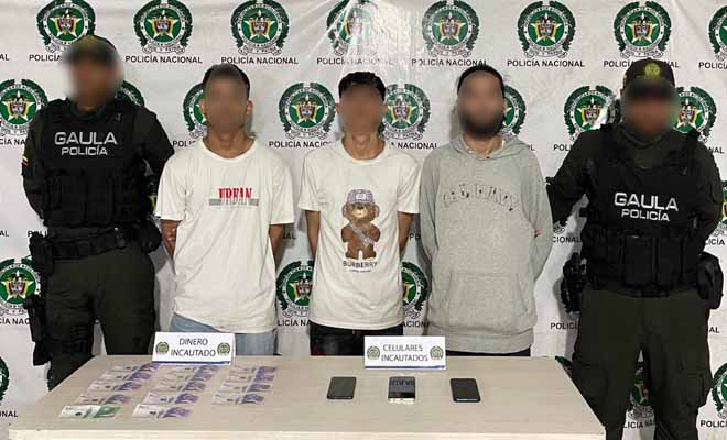 Serian miembros de un grupo delincuencial.