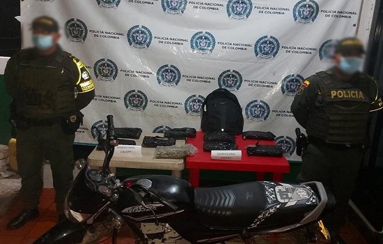 El operativo se llevó a cabo en la vía que del municipio de Planeta Rica conduce a la ciudad de Sincelejo.