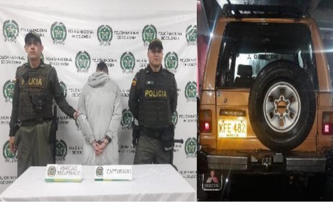 Capturado por hurtar un vehículo 