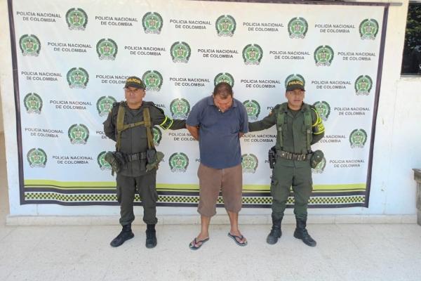 Una persona capturada en flagrancia por el delito explotación ilícita de yacimiento minero y otros minerales