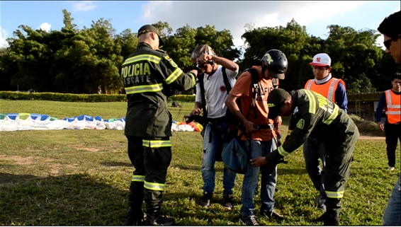 Seguridad en deportes extremos Policía de Santander