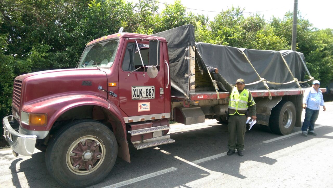 El cargamento no contaba con el certificado de carencia de estupefacientes