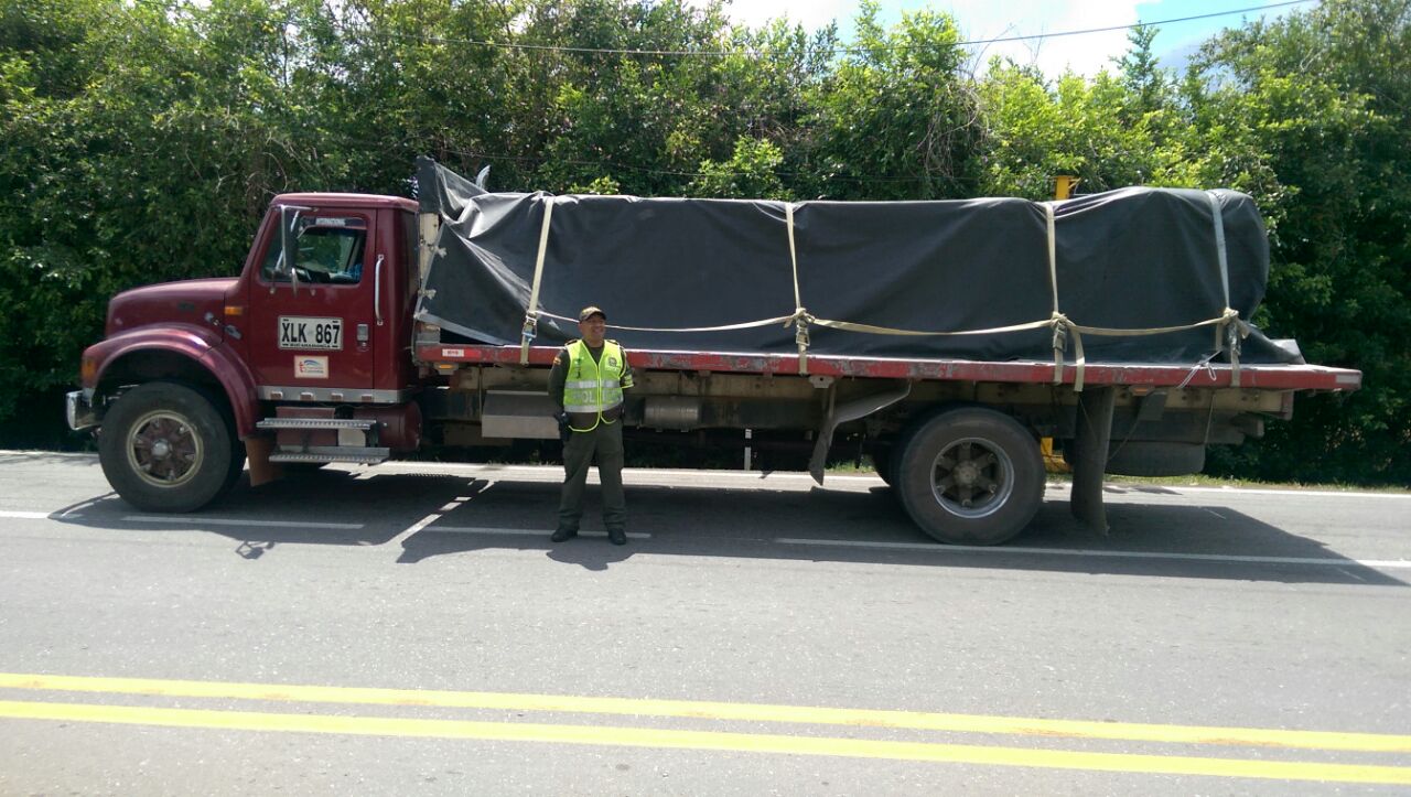 El cargamento no contaba con el certificado de carencia de estupefacientes