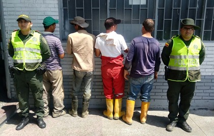 Sorprendidos en flagrancia afectando ronda del río Ocoa