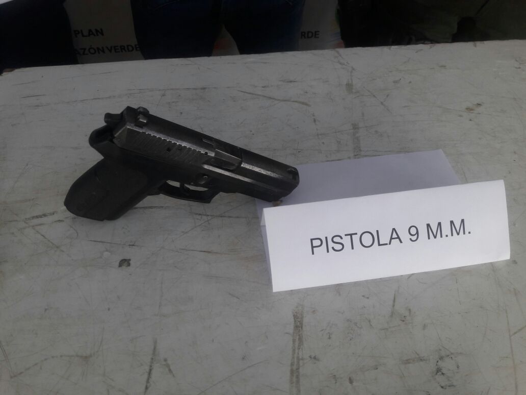 recuperada Pistola de la Policía que habría sido hurtado  en el  año 2016