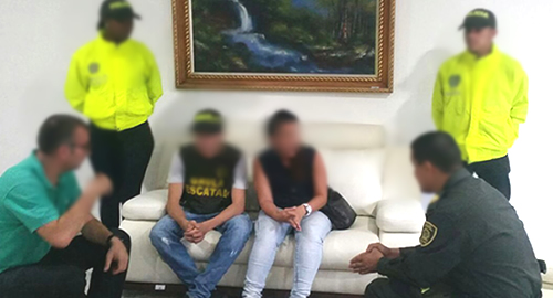 GAULA POLICIA NACIONAL Mocoa Putumayo restace de joven de 15 años de edad