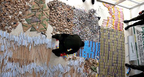 no a la polvora-cero quemados-policia nacional-medellin