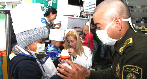 POLICIA NACIONAL-COMUNIDAD-niños-cancer-criminalistica