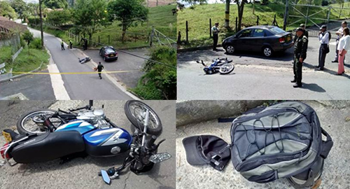 POLICIA NACIONAL hombres de seguridad de escuela policial frustran hurto