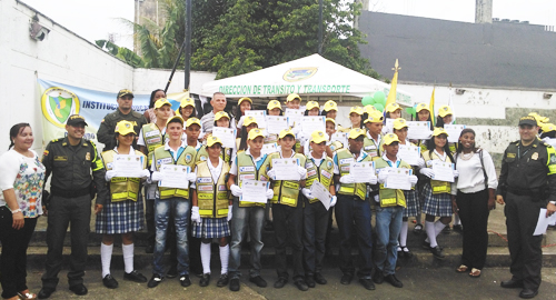 170715-graduacion-niños-patrulleros-transito-TurboUraba- Antioqueno