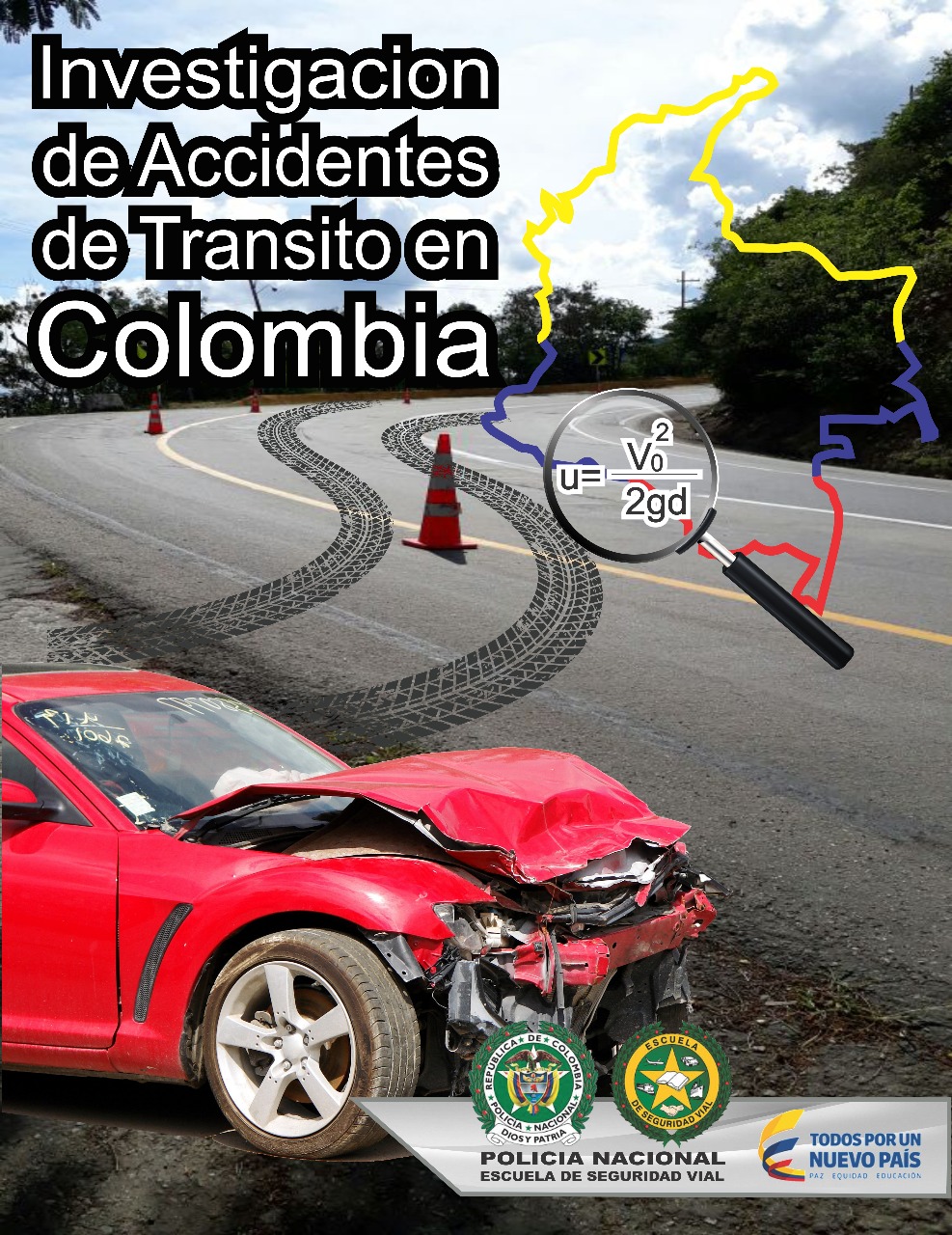 portada libro investigaci&oacute;n de accidentes de tr&aacute;nsito en Colombia