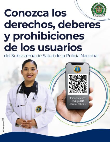 Conozca los derechos y deberes para los usuarios del Subsistema de Salud de la Policía Nacional
